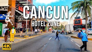 Cancun Hotel Zone Scenic Drive 4K  Cancun  Quintana Roo  Mexico [upl. by Winton]