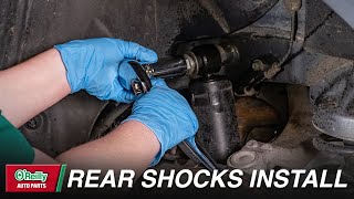 How To Replace Rear Shock Absorbers [upl. by Calvina269]