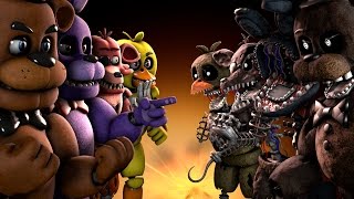 FNaF Ignited vs Five Nights at Freddys Animatronics [upl. by Hakvir]