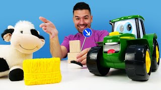 Le avventure del trattore Tomy Camion escavatore e bulldozer aiutano Video per bambini [upl. by Verla]