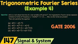 Trigonometric Fourier Series Example 4 [upl. by Mozes]