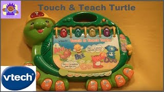 Vtech Touch amp Teach Turtle teaching toy [upl. by Burr139]