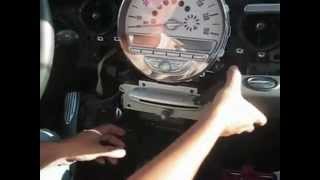 R56 2006  2010 MINI Cooper Speedometer and Radio Removal HowTo [upl. by Kaitlin]