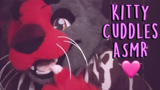 ASMR  Purring Nuzzling amp Grooming You 💕 Cat Roleplay Personal Attention Petting Mouth Sounds [upl. by Doraj]