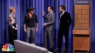 Charades with Bradley Cooper Tim McGraw and Emma Thompson Part 1 [upl. by Ytinav]