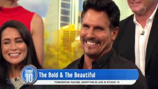 The Bold amp The Beautiful Cast On Their Characters  Studio 10 [upl. by Ines]