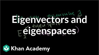 Finding eigenvectors and eigenspaces example  Linear Algebra  Khan Academy [upl. by Juakn]