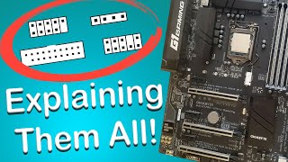 Motherboard Connections Explained [upl. by Ativahs]