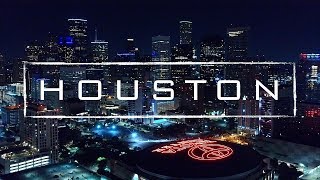 Houston By Night  4K Drone Footage [upl. by Javed228]