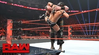 Kalisto vs Braun Strowman — Dumpster Match Raw April 24 2017 [upl. by Sophy]