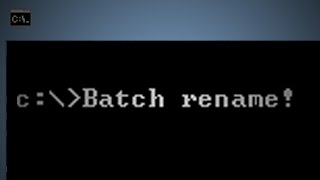 Batch rename multiple files inside Windows [upl. by Aciras]