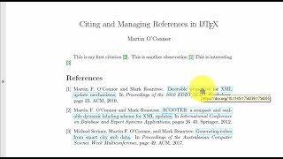 How to hyperlink references in LaTeX [upl. by Ioab933]