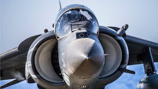 AV8B Harrier II Vertical Take Off amp Landing  Flight Ops [upl. by Nanreit285]