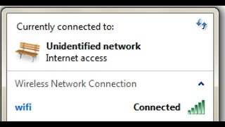 how to fix solve unidentified network problem on windows7810no internet accesslimited access [upl. by Landsman]