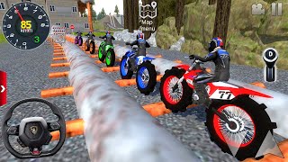 Motor Dirt Bike Racing Simulator 2025  OffRoad Bike Stunt Driving 3D 1  Android  IOS Gameplay [upl. by Einahpets]