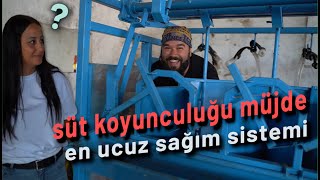 DÜNYANIN EN UCUZ SÜT SAĞIM SİSTEMİ [upl. by Druce]