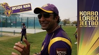 WASIM AKRAMS BOWLING MASTERCLASS  Inside KKR Ep 14  Hes still got it [upl. by Adnamahs863]