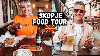 Eating The BEST BALKAN Food In SKOPJE Macedonia  Old Bazaar amp Rakija Tasting [upl. by Romeo]