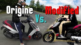 Aprilia SR Motard VS Aprilia SR Motard Modified [upl. by Camm512]