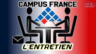 Campus France  LEntretien  quot une simple formalité quot [upl. by Luapleahcim710]