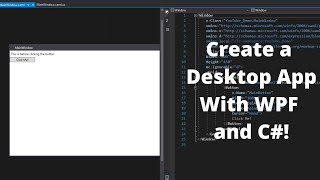 Start Building a Desktop App in WPF C  WPF C Tutorial Part 1 [upl. by Ecaroh]