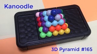 Kanoodle Game Puzzle Tutorial Pyramid 165 [upl. by Rector]