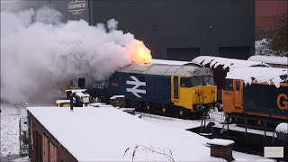 Flamin GLORIOUS 50033 cold start with flames  28122020 [upl. by Ytoc]