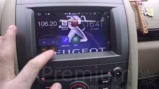 PEUGEOT 407 20042010 RADIO NAWIGACJA ANDROID 51 naviPremium [upl. by Briano]