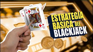 GANA CON ESTRATEGIA BASICA DEL BLACKJACK EN EL CASINO [upl. by Gnek]