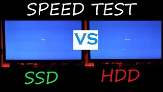 SSD VS HDD speed test 2020 [upl. by Woolcott]