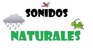 ADIVINA LOS SONIDOS NATURALES  Reconocimiento auditivo [upl. by Nered93]