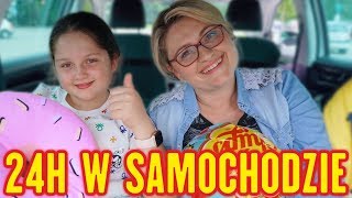 24H W SAMOCHODZIE 😍 NOC Z MAMĄ W AUCIE 😨 [upl. by Marabel]