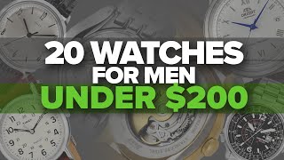 Watches to Buy 20 Watches for Men Under 200 2018 [upl. by Roice]