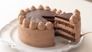 チョコレートケーキの作り方 Chocolate Cake｜HidaMari Cooking [upl. by Acnalb190]