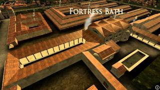 Animation of ancient Roman Fort in Caerleon Wales [upl. by Niobe]