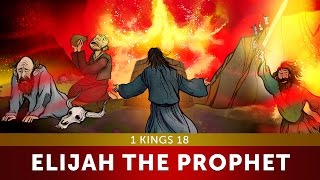 Elijah the Prophet Bible Story  I Kings 18  Sunday School Lesson For Kids HD Sharefaithkidscom [upl. by Asikal844]