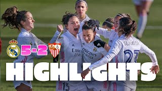 ⚽ GOALS AND HIGHLIGHTS  Real Madrid 52 Sevilla [upl. by Donahue]