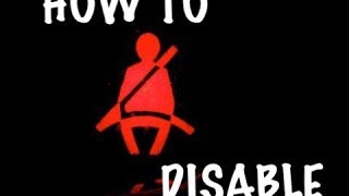 How To Disable Seatbelt Alarm In Ford Vehicles [upl. by Eedyak]