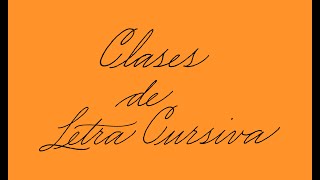 Aprender letra cursiva  Clase 2 ejercicios preliminares [upl. by Hestia150]