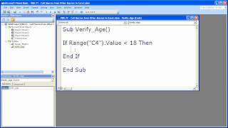 Excel Macro VBA Tip 21  Call Macros from Other Macros in Excel [upl. by Gloriana144]