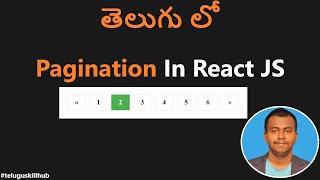 Pagination in React JS in telugu [upl. by Rahcir22]