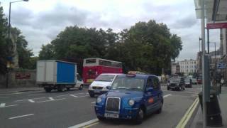 London Buses near Putney Bridge Station [upl. by Ramej]