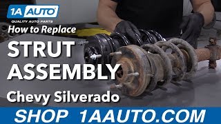 How to Replace Strut Assembly 0713 Chevy Silverado [upl. by Tannenbaum]