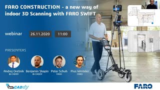 Webinar FARO Construction  a new way of indoor 3D Scanning with FARO SWIFT [upl. by Perlie]