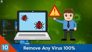 How to Remove Any Virus From Windows 10 For Free [upl. by Jasisa]