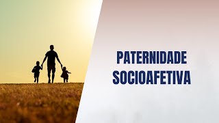 Paternidade socioafetiva [upl. by Ahto]