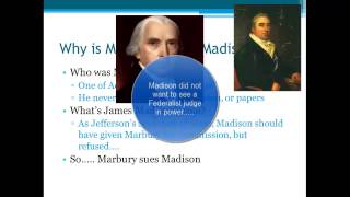 APUSH Review Marbury v Madison and Judicial Review [upl. by Zaob206]