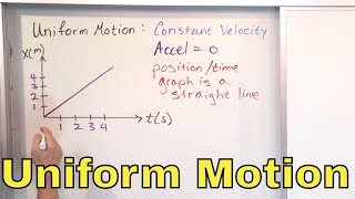 16  Uniform Motion in Physics Part 1 [upl. by Lennon]