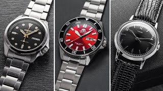 The BEST Watches Under 300  Seiko Orient Timex GShock amp MORE [upl. by Hsatan]