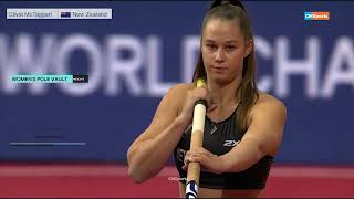 Olivia McTaggart  Pole Vault  World Athletics Indoor Championships 2022 Belgrade Serbia [upl. by Siegfried575]